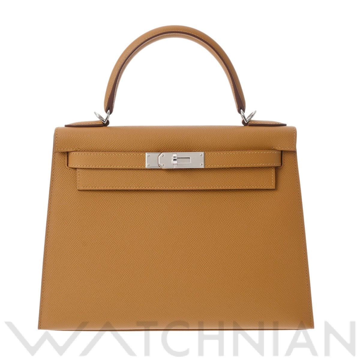 エルメス ケリー 28 外縫い セサミ/パラジウム金具 ヴォーエプソン レディース バッグ 【未使用】【bag】
