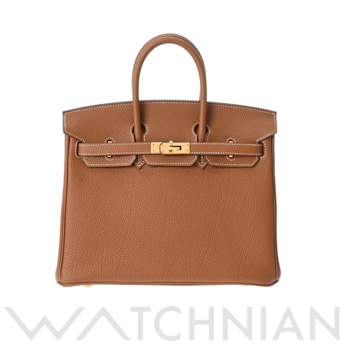 エルメス バーキン 25 ゴールド/ゴールド金具 トゴ レディース バッグ 【中古】【bag】