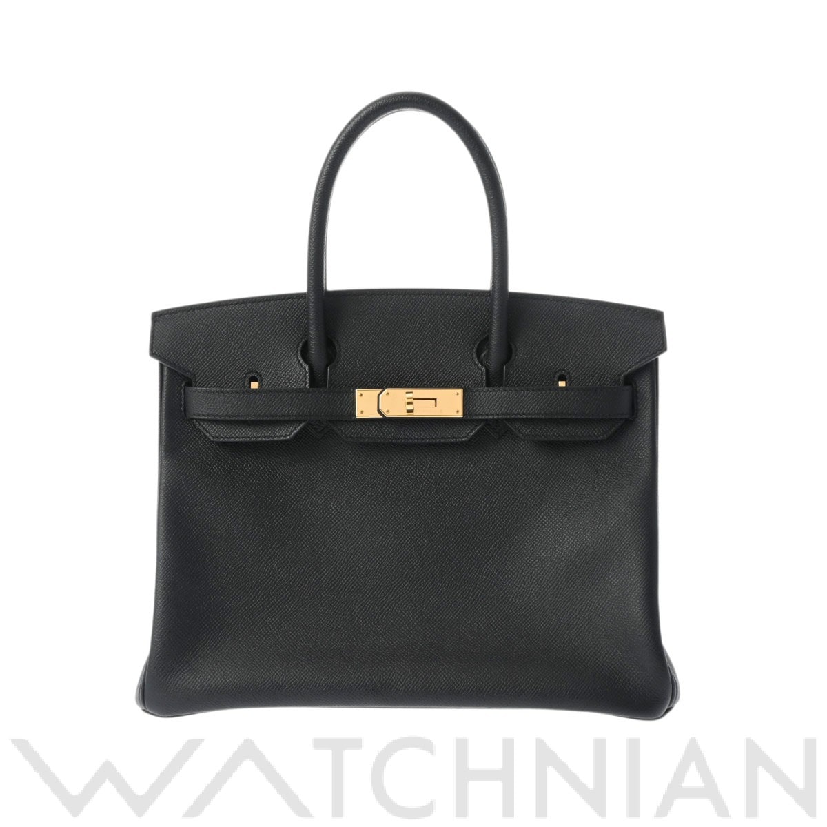 エルメス バーキン 30 ブラック/ゴールド金具 ヴォーエプソン レディース バッグ 【中古】【bag】