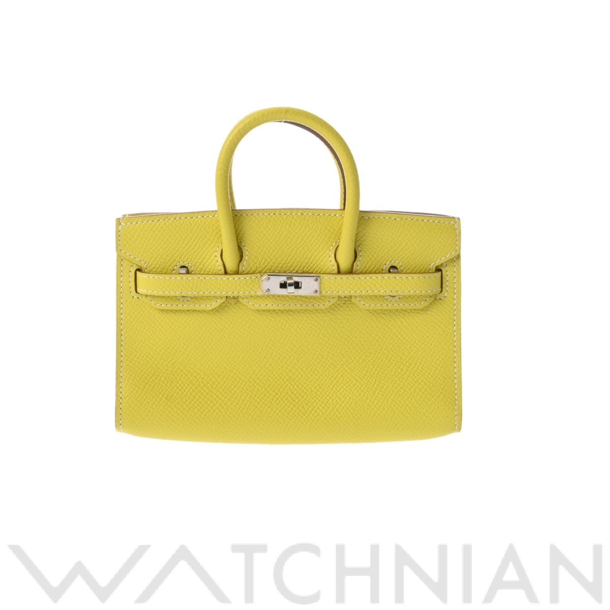 エルメス タイニー バーキン 2WAY ライム ヴォーエプソン レディース バッグ 【中古】【bag】