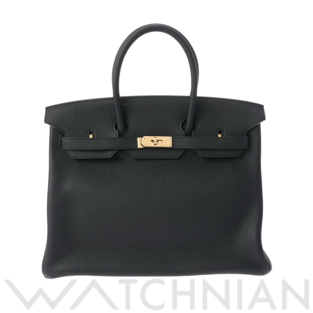 エルメス バーキン 35 ブラック/ゴールド金具 トリヨンクレマンス ユニセックス バッグ 【中古】【bag】
