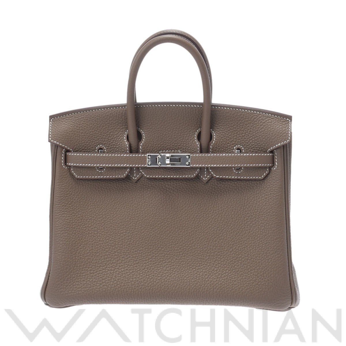 エルメス バーキン 25 エトゥープ/パラジウム金具 トゴ レディース バッグ 【未使用】【bag】