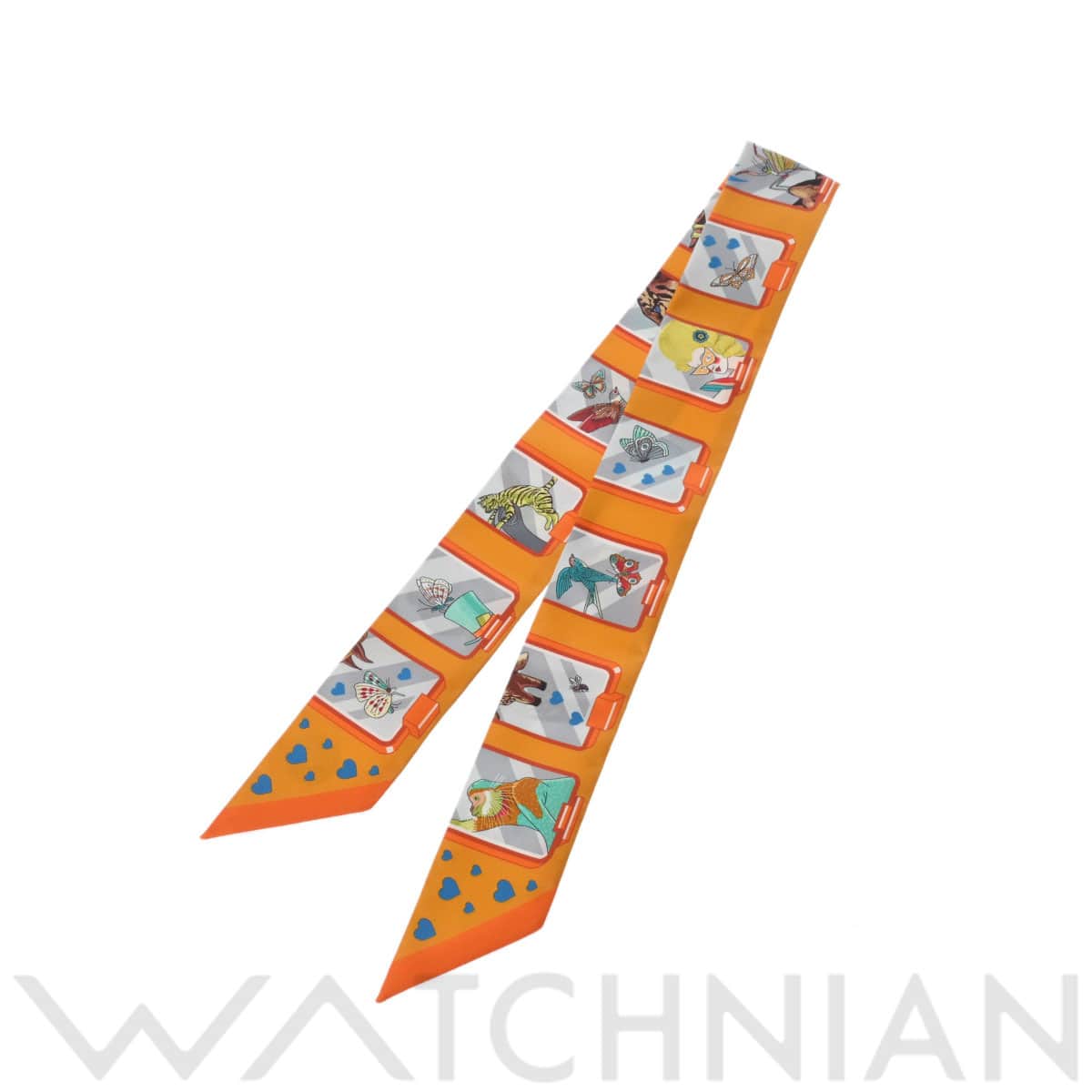 エルメス ツイリー HERMES STORY マルチカラー シルク100％ レディース 【未使用】【other】