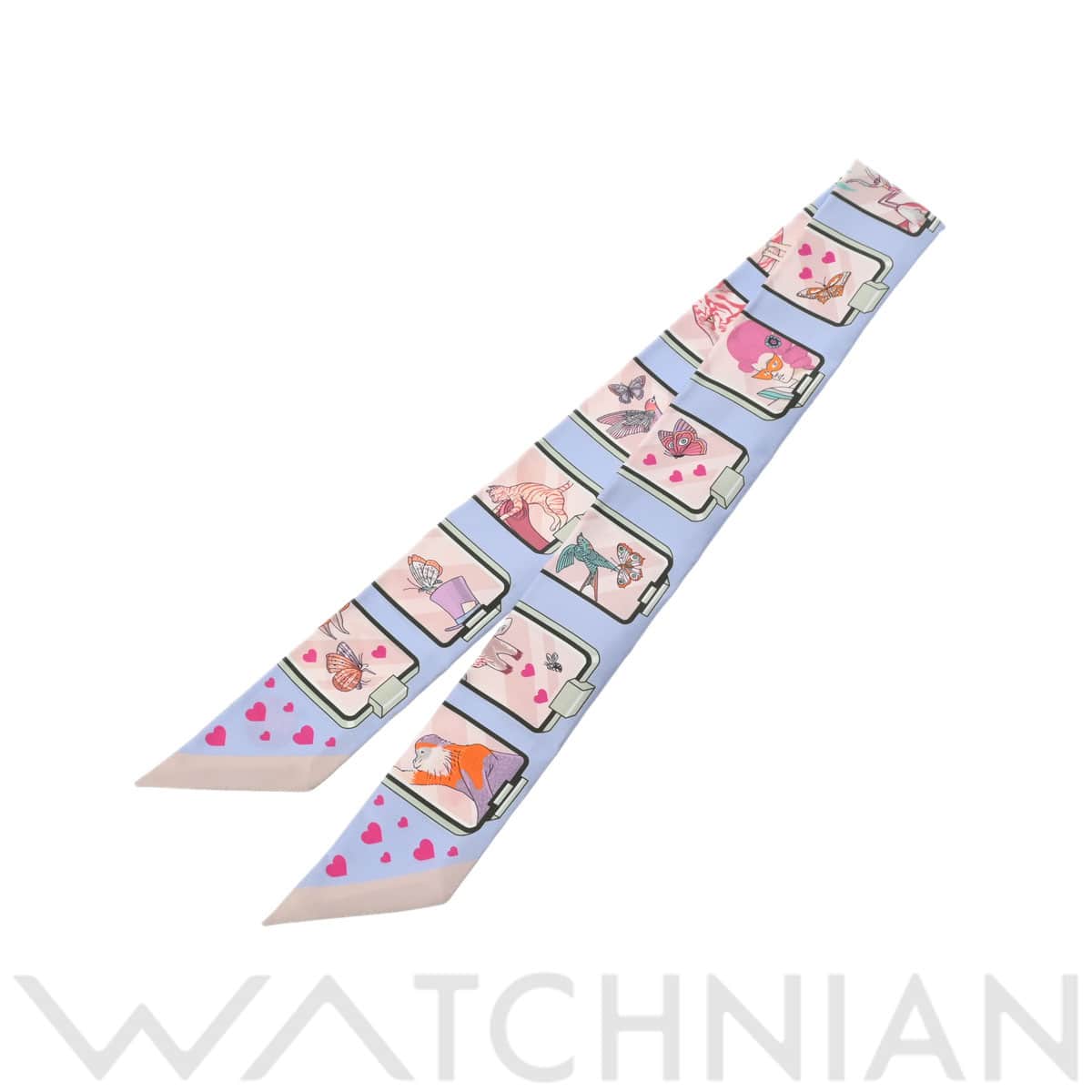 エルメス ツイリー HERMES STORY マルチカラー シルク100％ レディース 【未使用】【other】