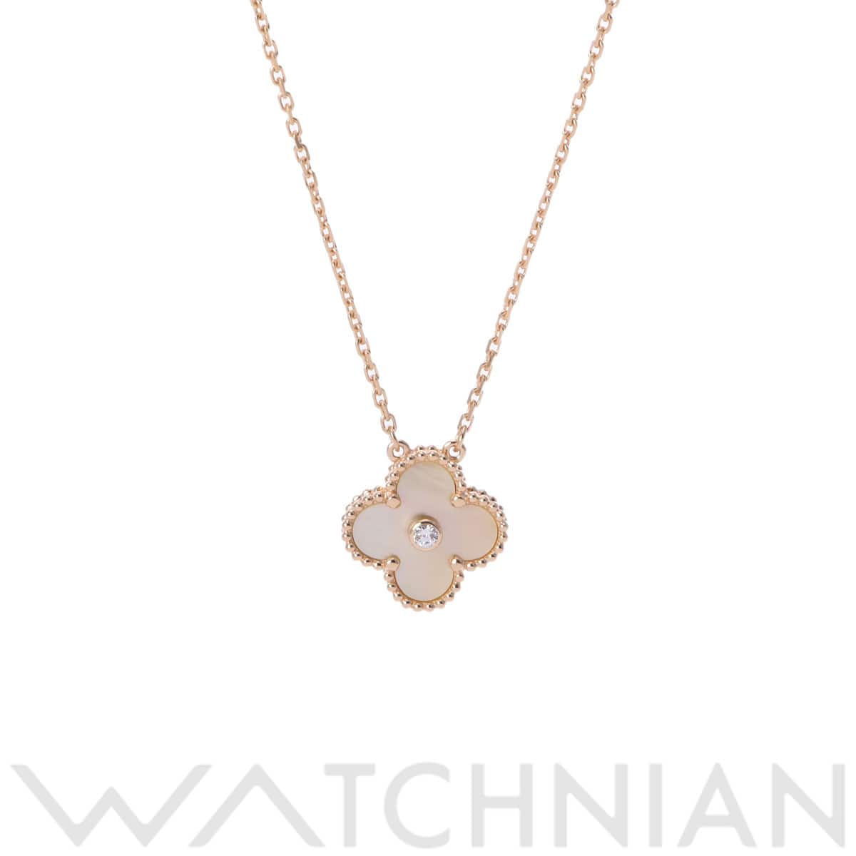 ヴァン クリーフ&アーペル ヴィンテージアルハンブラ ネックレス 1PD ゴールド VCARP2R700 K18イエローゴールド YG レディース ジュエリー 【中古】【jewelry】