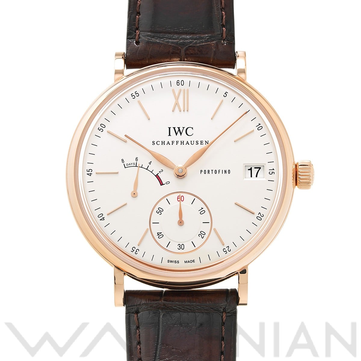 IWC ポートフィノ ハンドワインド 8デイズ IW510107 シルバー メンズ 時計 【中古】【wristwatch】