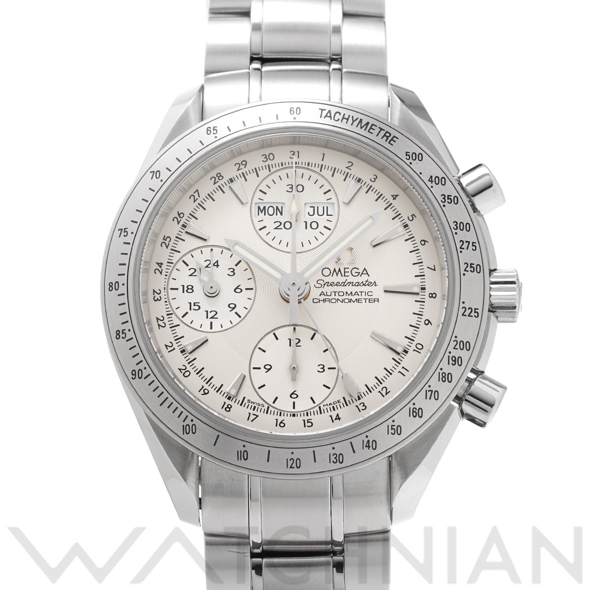 オメガ スピードマスター トリプルカレンダー 3221.30 シルバー メンズ 時計 【中古】【wristwatch】