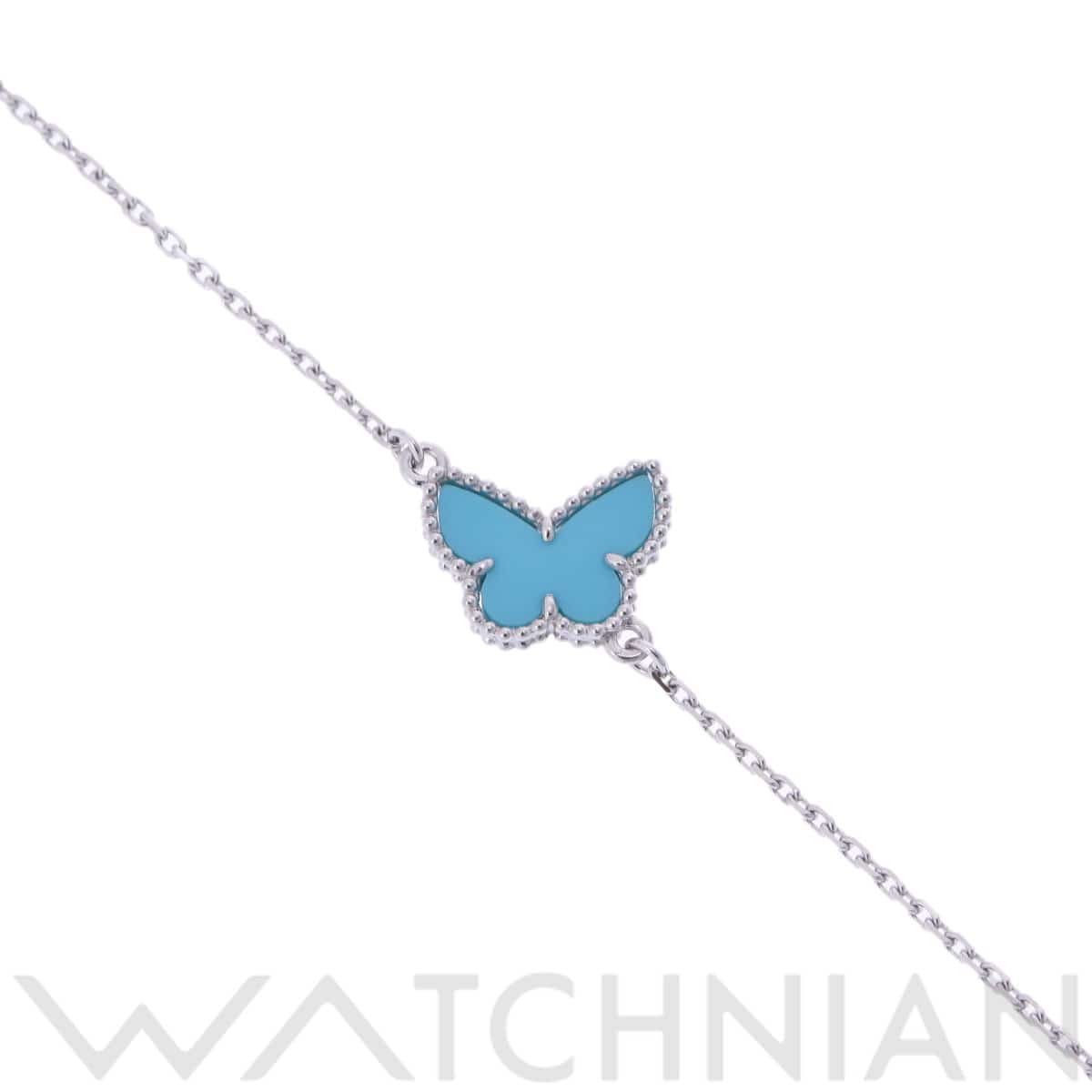 ヴァン クリーフ&アーペル スウィートアルハンブラブレスレット パピヨン シルバー VCARF80400 K18ホワイトゴールド WG レディース ジュエリー 【中古】【jewelry】