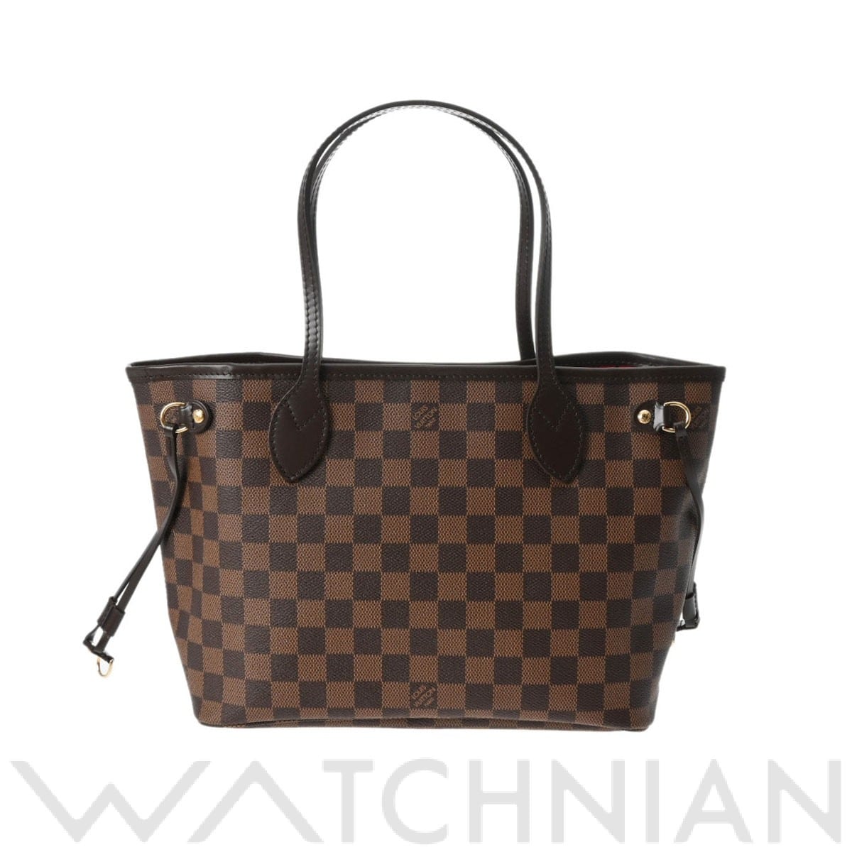 ルイ ヴィトン ダミエ ネヴァーフル PM ブラウン/スリーズ N51109 ダミエキャンバス レディース バッグ 【中古】【bag】