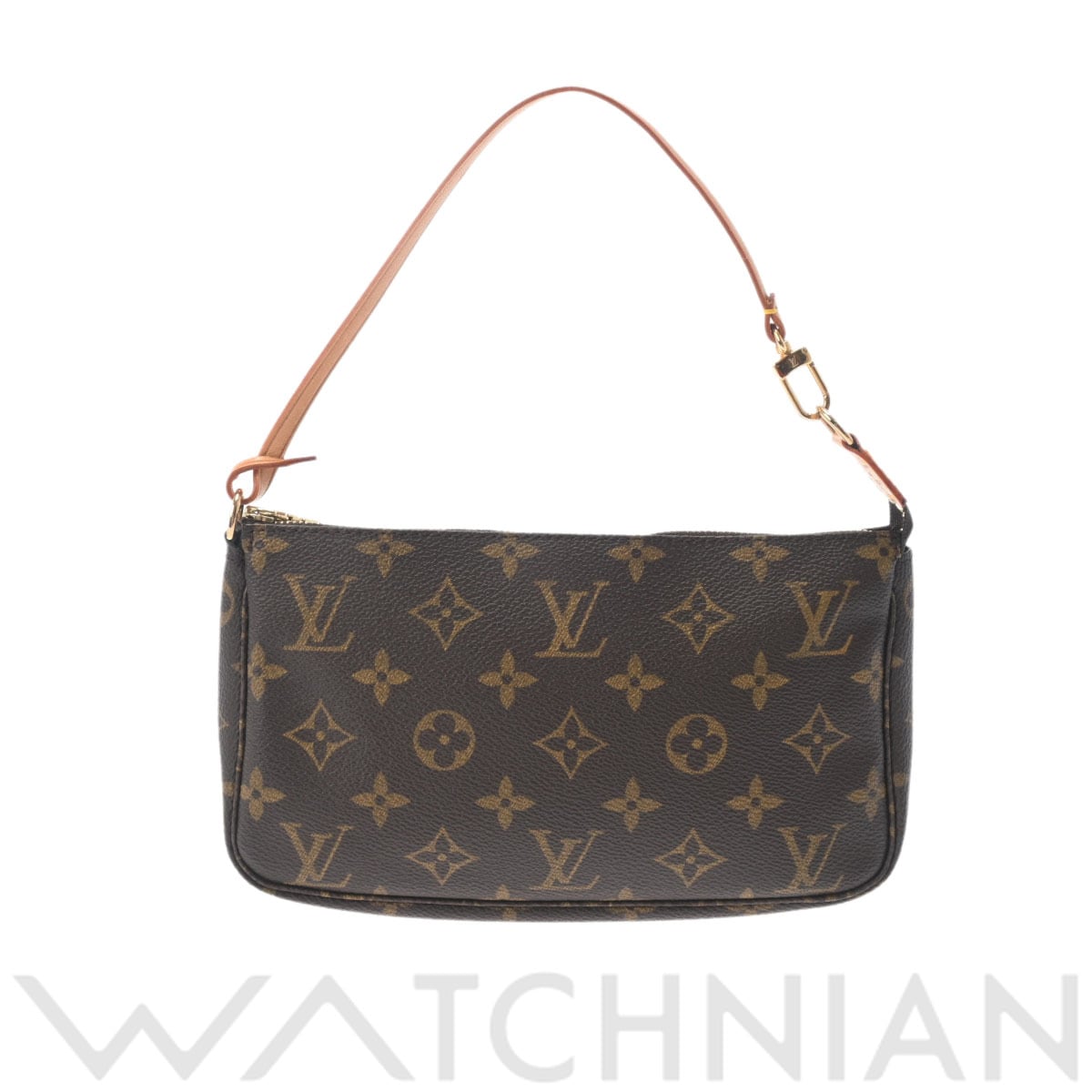ルイ ヴィトン モノグラム ポシェットアクセソワール ブラウン M51980 モノグラムキャンバス レディース 【中古】【bag】