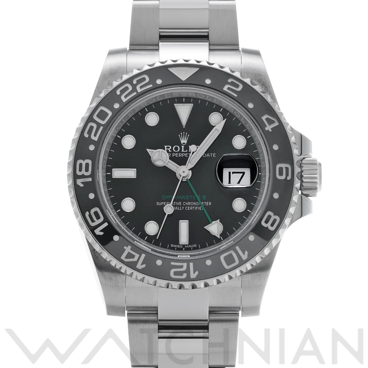 ロレックス GMTマスターII 116710LN ブラック メンズ 時計 【中古】【wristwatch】