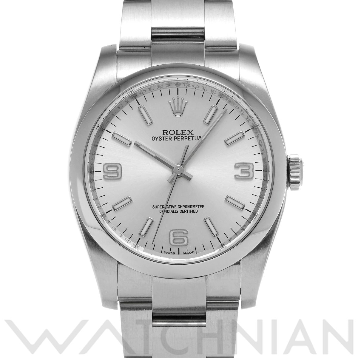 ロレックス オイスターパーペチュアル 36 116000 シルバー メンズ 時計 【中古】【wristwatch】