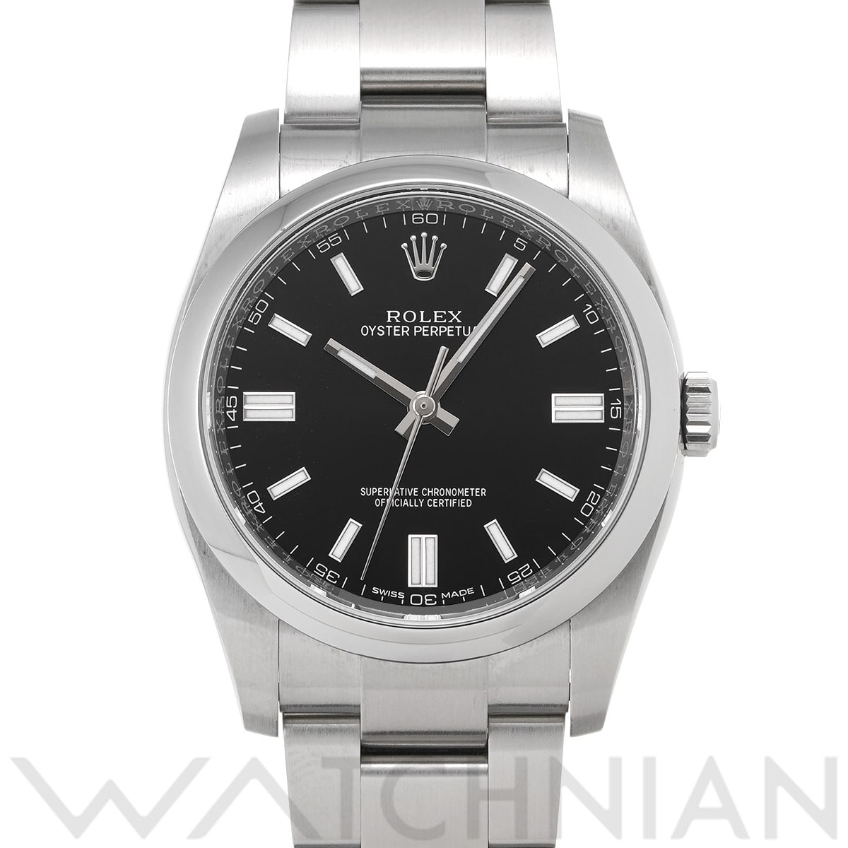 ロレックス オイスターパーペチュアル 36 116000 ブラック メンズ 時計 【中古】【wristwatch】