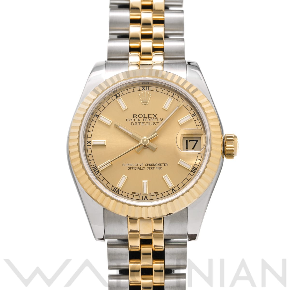 ロレックス デイトジャスト 31 178273 シャンパン ユニセックス 時計 【中古】【wristwatch】