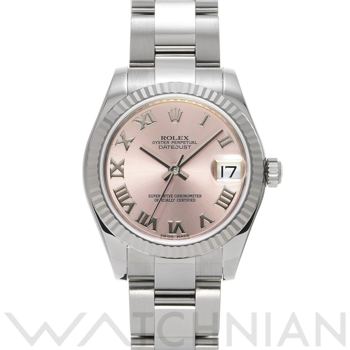 ロレックス デイトジャスト 31 178274 ピンク ユニセックス 時計 【中古】【wristwatch】