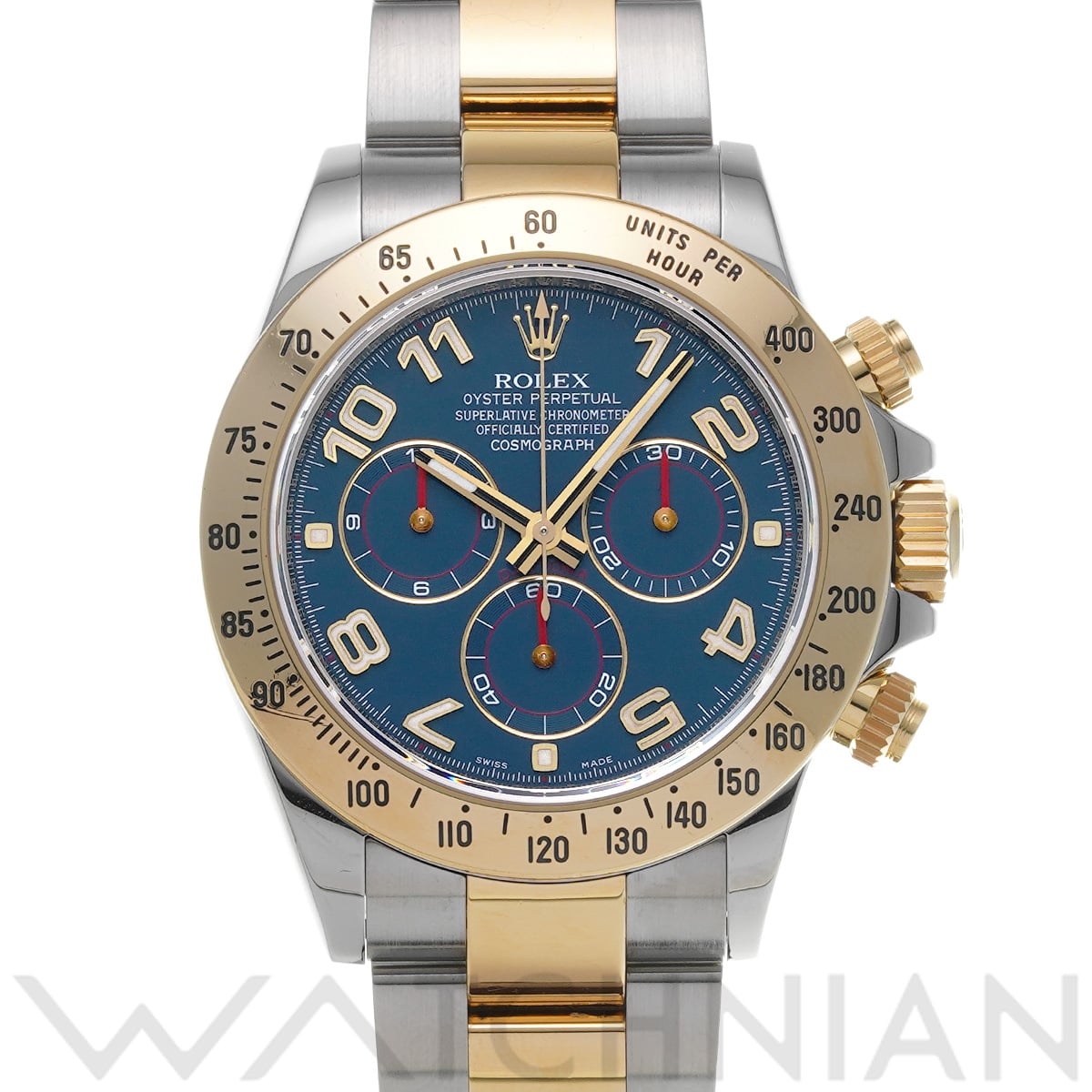 ロレックス コスモグラフ デイトナ 116523 ブルー メンズ 時計 【中古】【wristwatch】