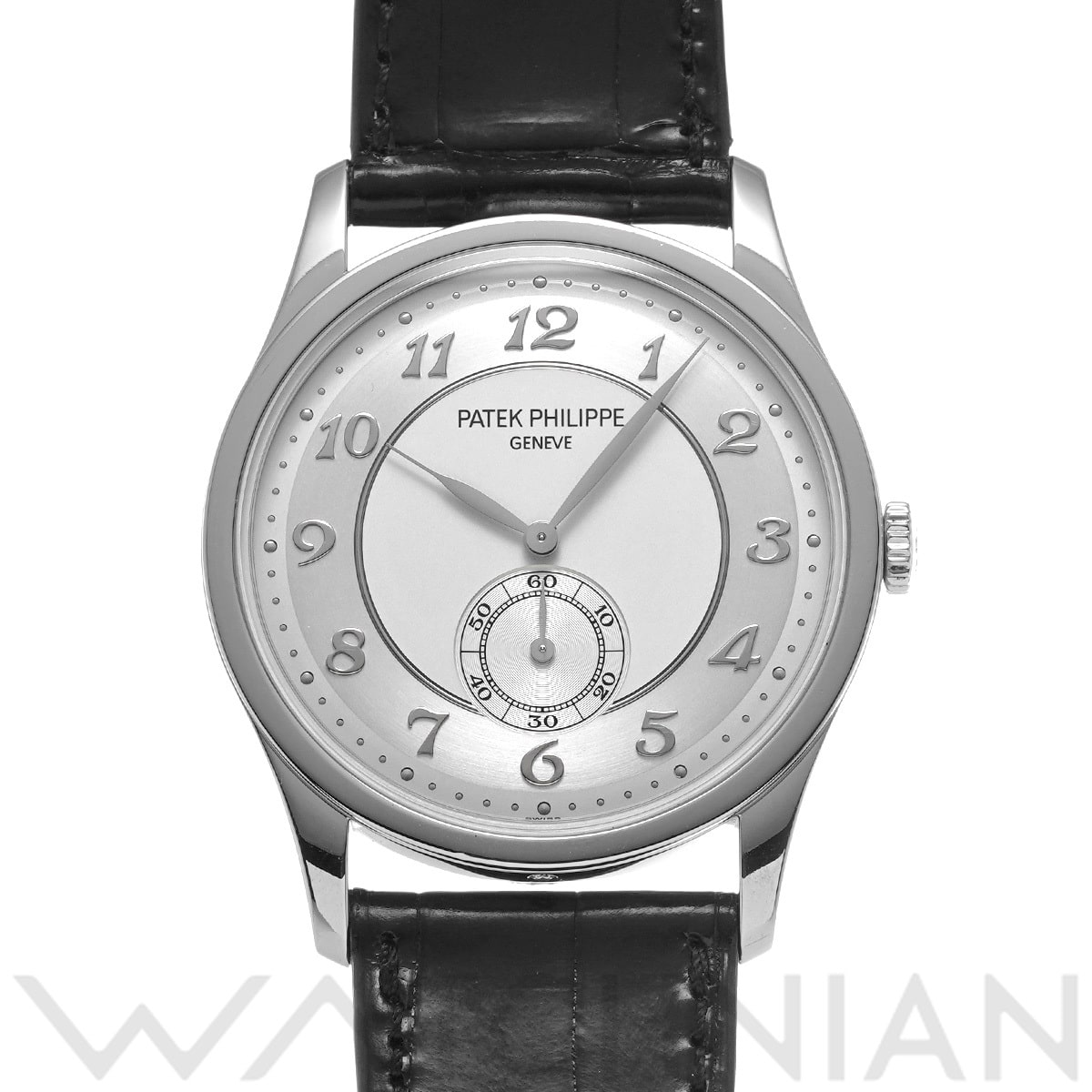 パテック フィリップ カラトラバ 5196P-001 シルバー メンズ 時計 【中古】【wristwatch】