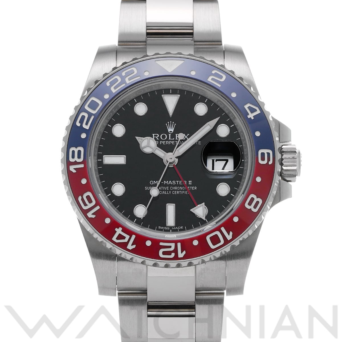 ロレックス GMTマスターII 116719BLRO ブラック メンズ 時計 【中古】【wristwatch】