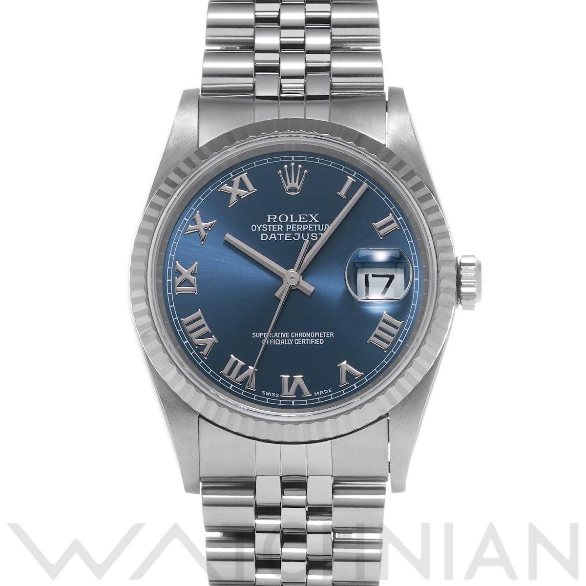 ロレックス デイトジャスト 16234 ブルー メンズ 時計 【中古】【wristwatch】