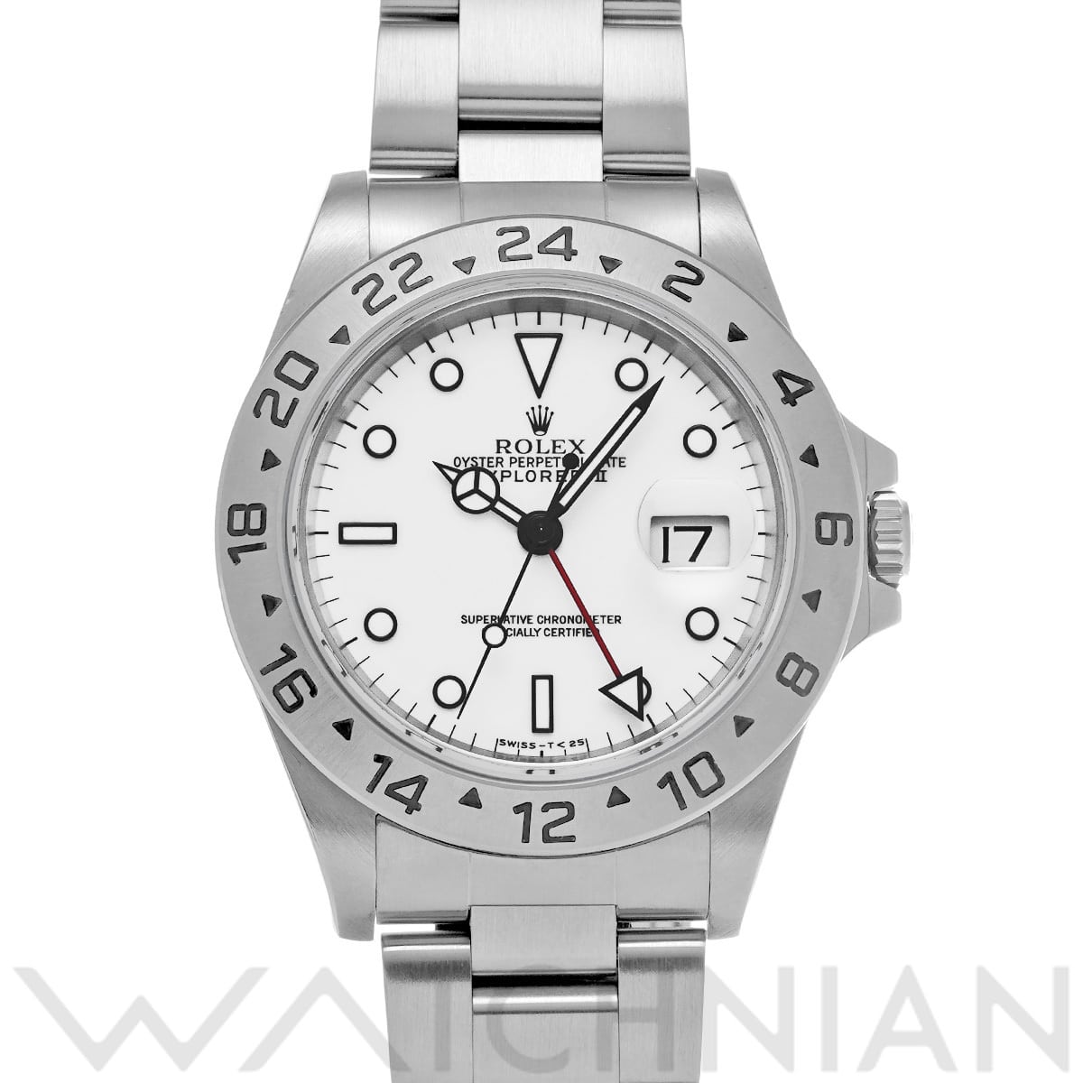 ロレックス エクスプローラーII 16570 ホワイト メンズ 時計 【中古】【wristwatch】