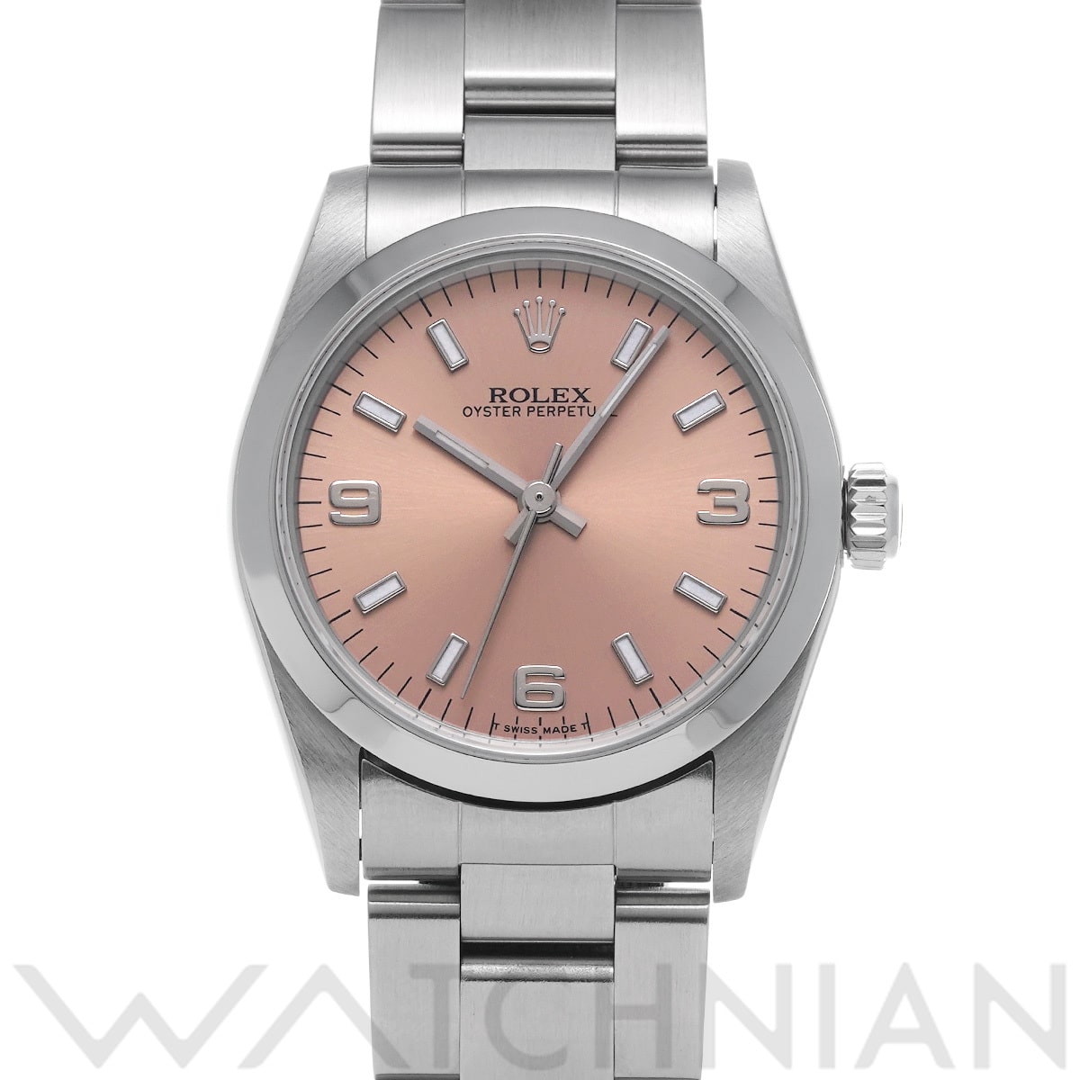 ロレックス オイスターパーペチュアル 67480 ピンク ユニセックス 時計 【中古】【wristwatch】