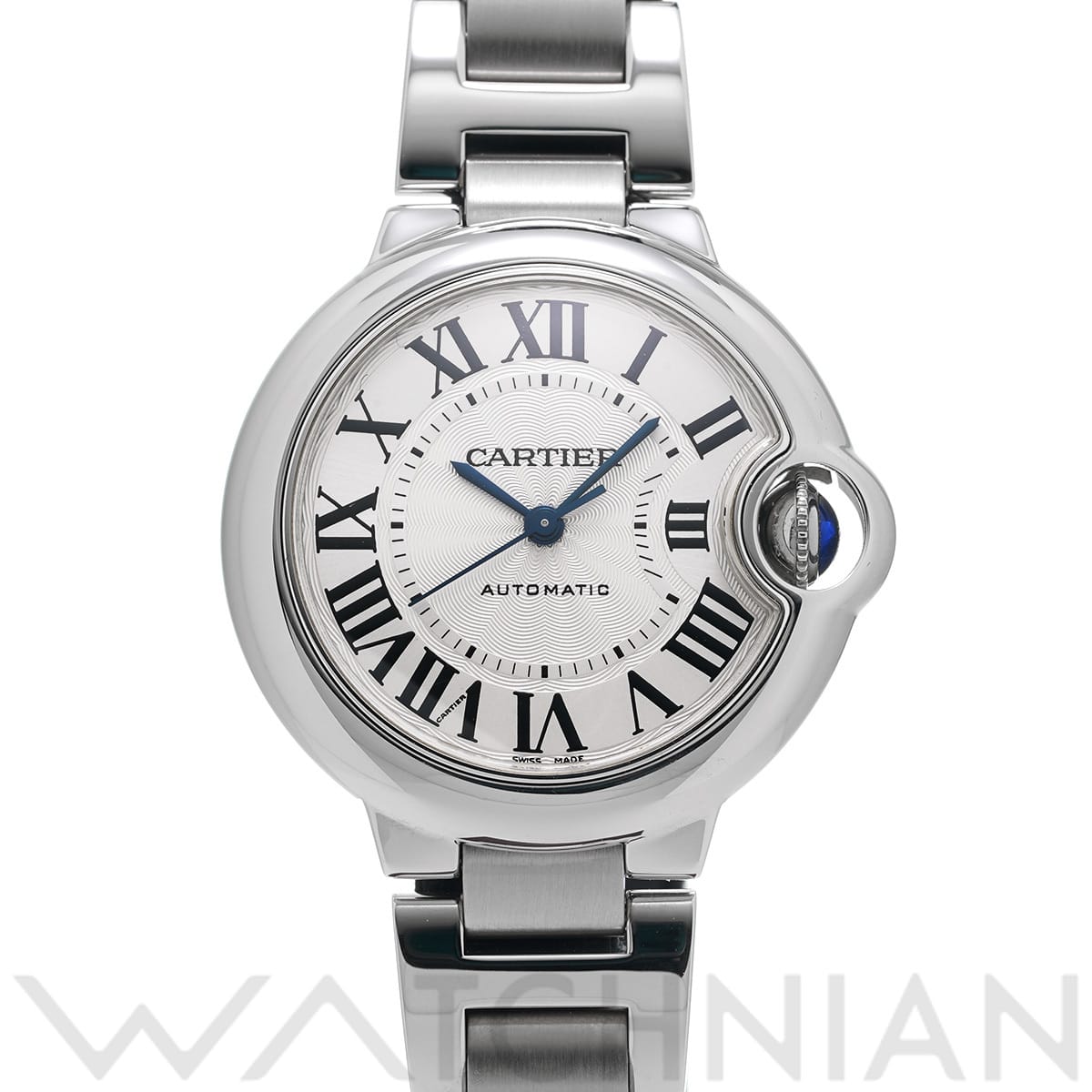 カルティエ バロンブルー ドゥ カルティエ 33mm W6920071 シルバー ユニセックス 時計 【中古】【wristwatch】