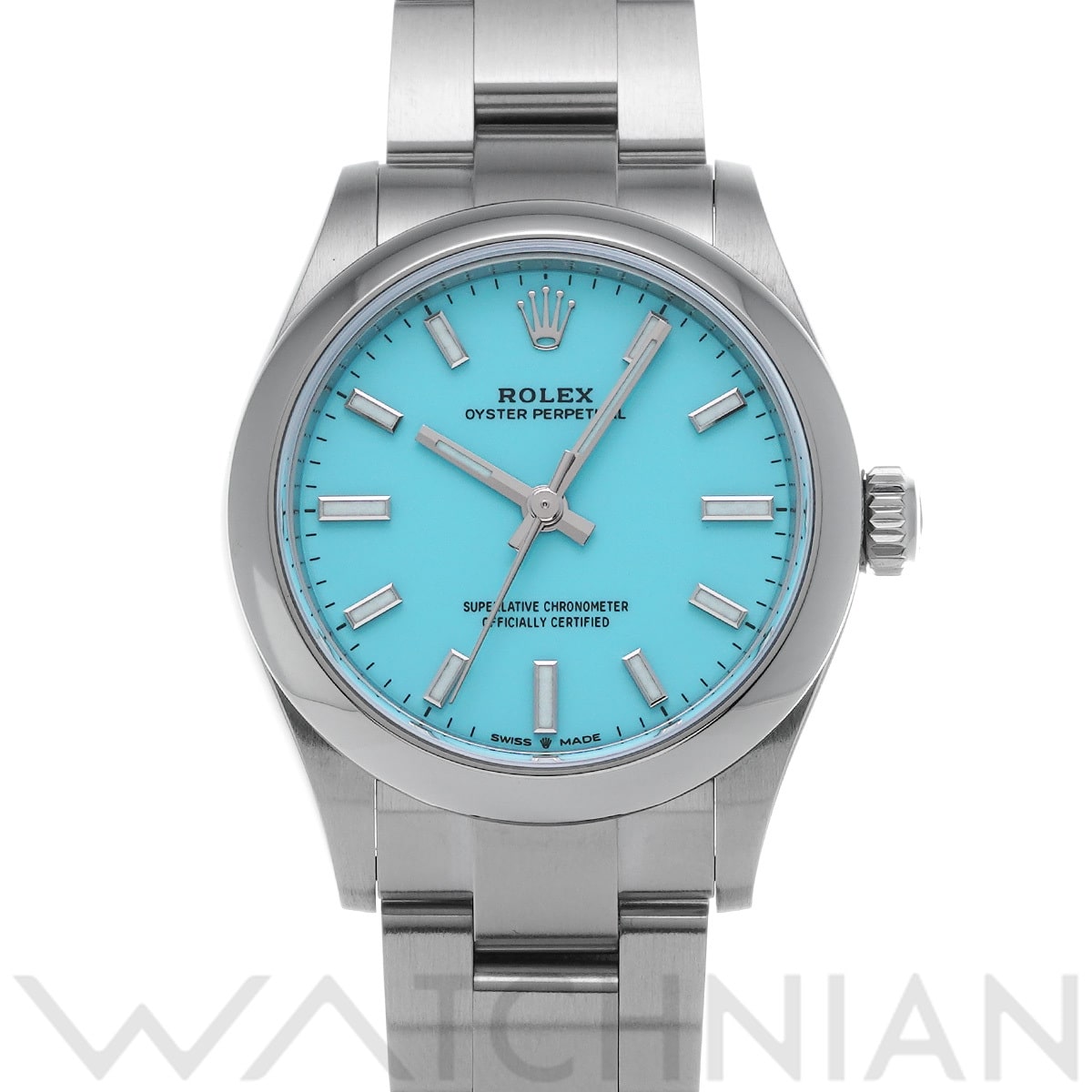 ロレックス オイスターパーペチュアル 31 277200 ターコイズブルー ユニセックス 時計 【中古】【wristwatch】