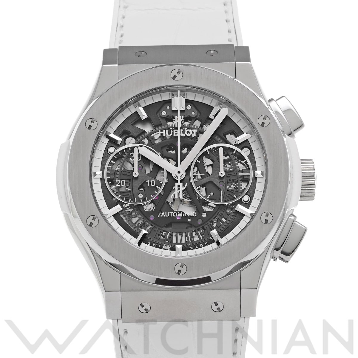 ウブロ アエロフュージョン クロノグラフ オールホワイト 525.NE.0127.LR スケルトン メンズ 時計 【中古】【wristwatch】