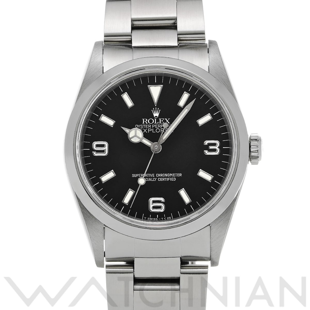 ロレックス エクスプローラー 14270 ブラック メンズ 時計 【中古】【wristwatch】