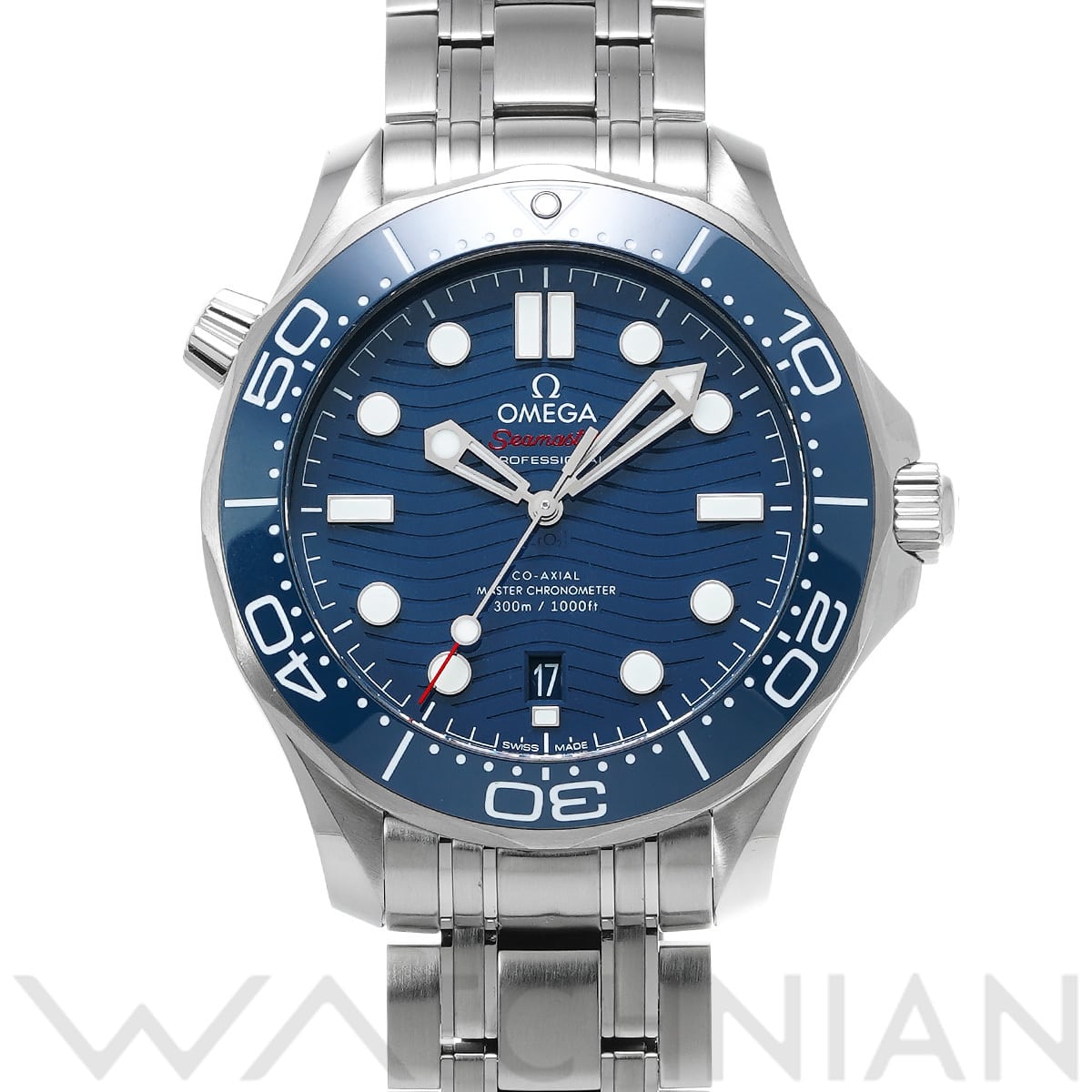 オメガ シーマスター ダイバー300 コーアクシャル マスタークロノメーター 210.30.42.20.03.001 ブルー メンズ 時計 【中古】【wristwatch】
