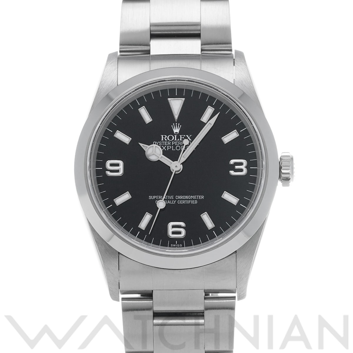 ロレックス エクスプローラー 14270 ブラック メンズ 時計 【中古】【wristwatch】