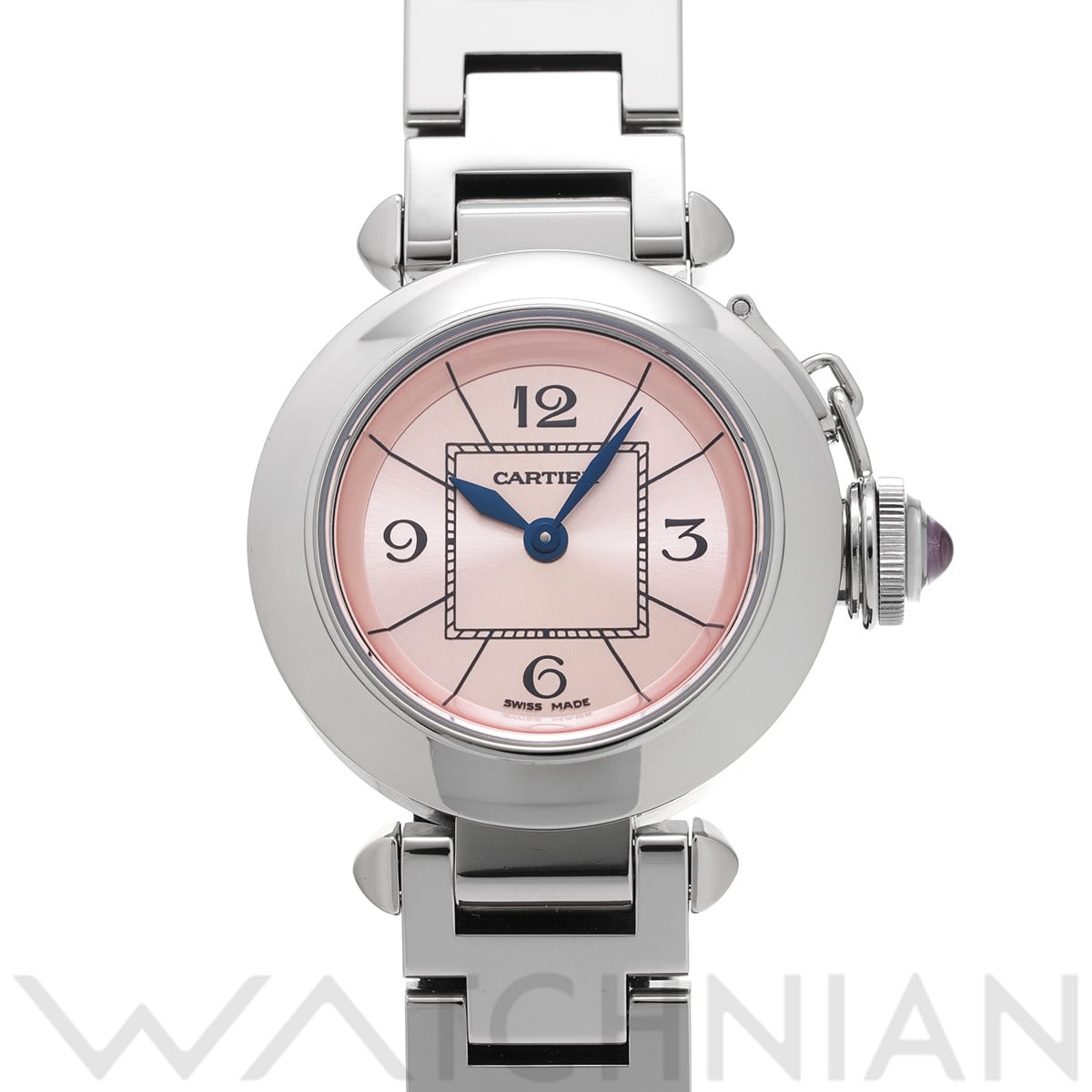 カルティエ ミスパシャ W3140008 ピンク レディース 時計 【中古】【wristwatch】