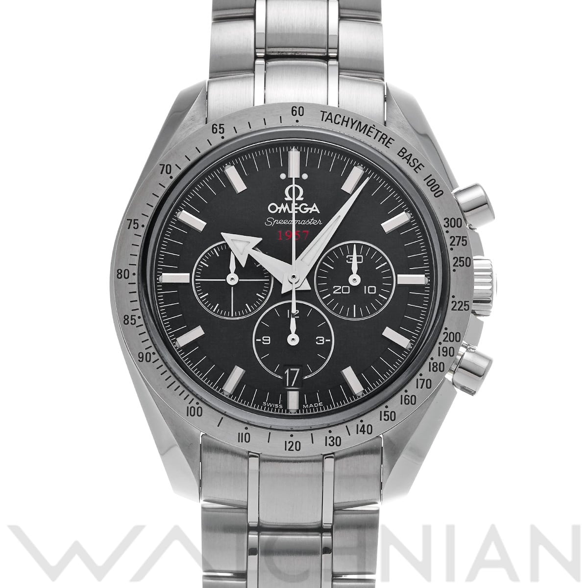 オメガ スピードマスター ブロードアロー 1957 コーアクシャル 321.10.42.50.01.001 ブラック メンズ 時計 【中古】【wristwatch】