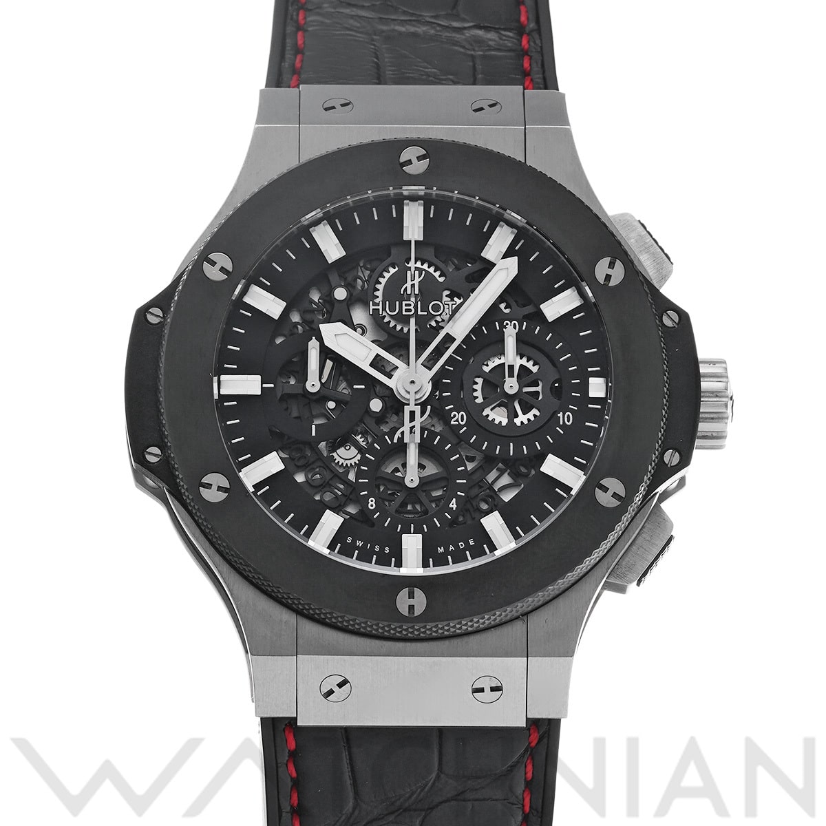 ウブロ ビッグバン アエロバン 311.SM.1170.GR ブラック メンズ 時計 【中古】【wristwatch】