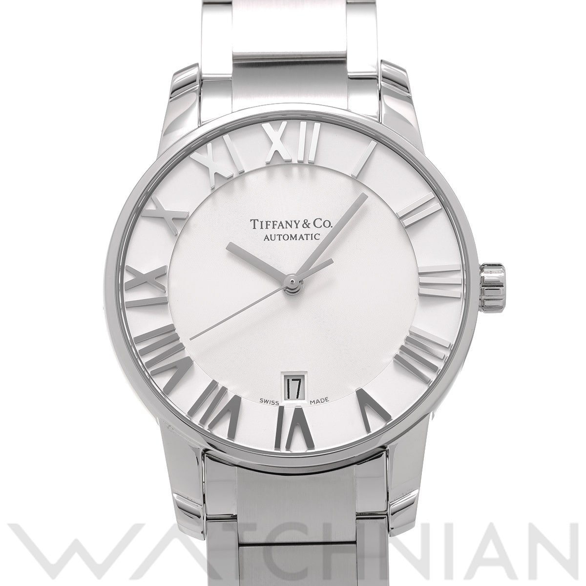 ティファニー アトラス ドーム Z1800.68.10A21A00A ホワイト メンズ 時計 【中古】【wristwatch】