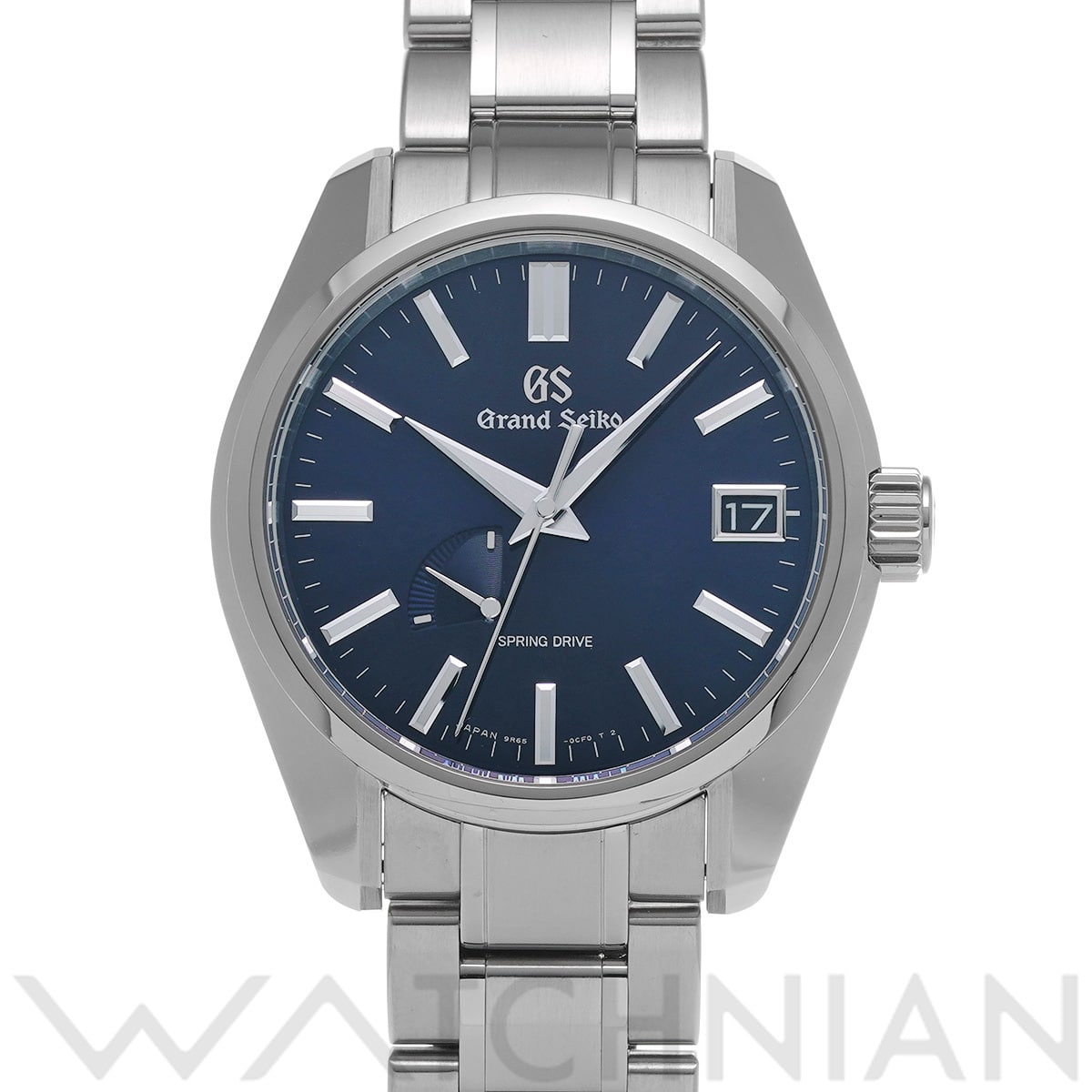 グランドセイコー ヘリテージコレクション スプリングドライブ SBGA375 ミッドナイトブルー メンズ 時計 【中古】【wristwatch】