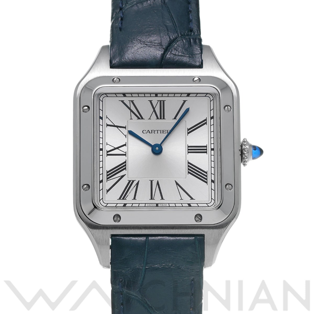 カルティエ サントス デュモン LM WSSA0022 シルバー メンズ 時計 【中古】【wristwatch】