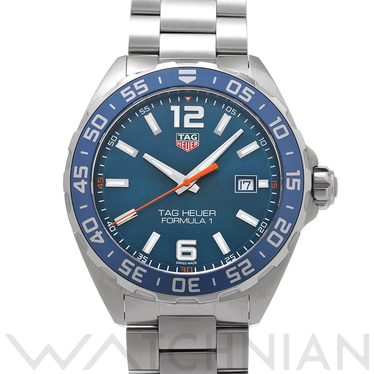 タグ ホイヤー フォーミュラ1 クォーツ WAZ1010.BA0842 ブルー メンズ 時計 【中古】【wristwatch】