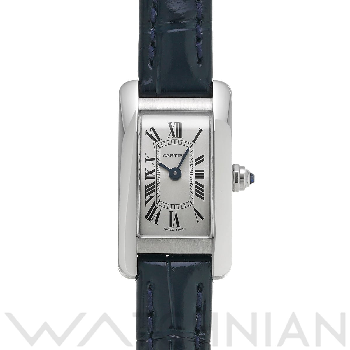 カルティエ タンク アメリカン ミニ WSTA0032 シルバー レディース 時計 【中古】【wristwatch】