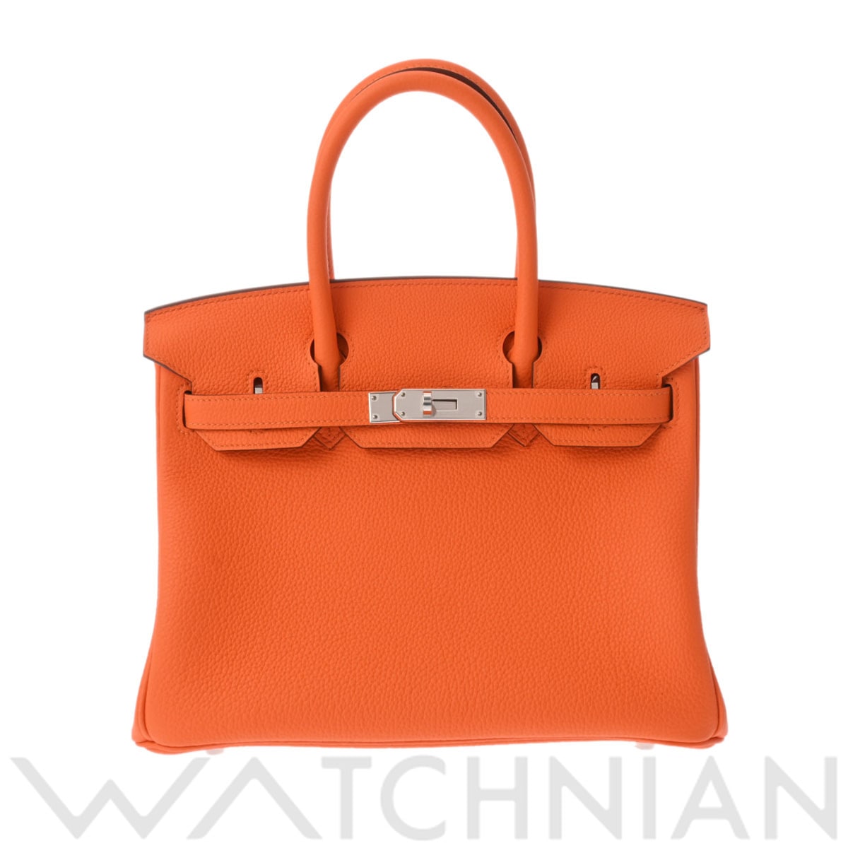 エルメス バーキン 30 オレンジミニアム/パラジウム金具 トゴ レディース バッグ 【未使用】【bag】