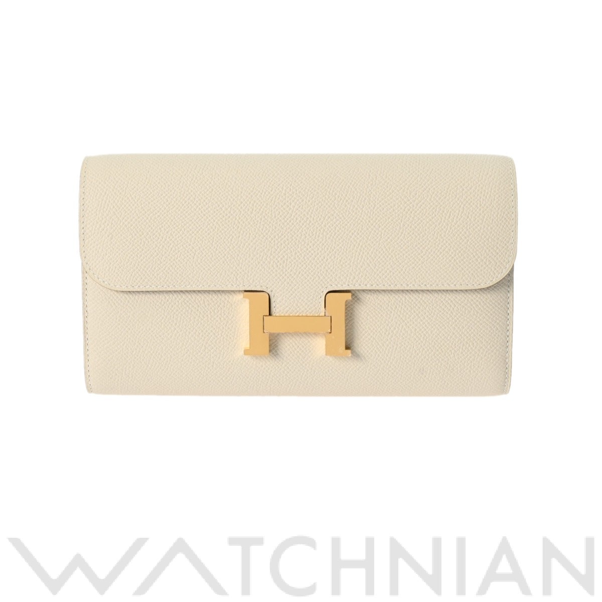 エルメス コンスタンスロング トゥーゴー クレ/ゴールド金具 ヴォーエプソン レディース 財布 【未使用】【purse】
