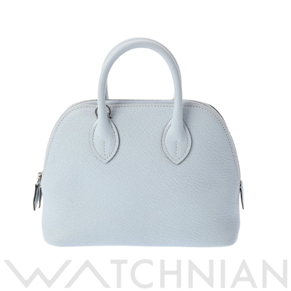 エルメス ボリード 1923 ミニ ブループリュム/パラジウム金具 シェーブル レディース バッグ 【未使用】【bag】