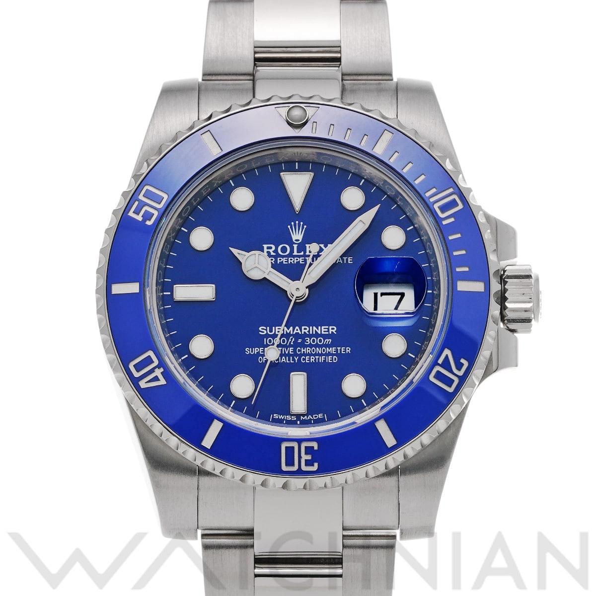 ロレックス サブマリーナ デイト 116619LB ブルー メンズ 時計 【中古】【wristwatch】