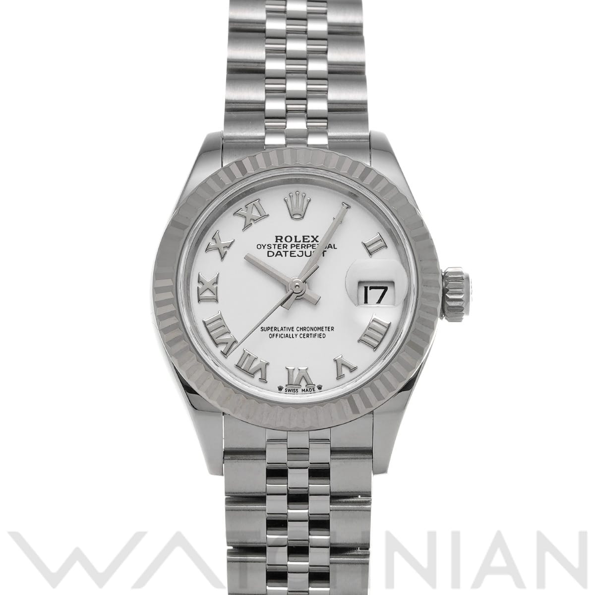 ロレックス レディ デイトジャスト 28 279174 ホワイト レディース 時計 【中古】【wristwatch】