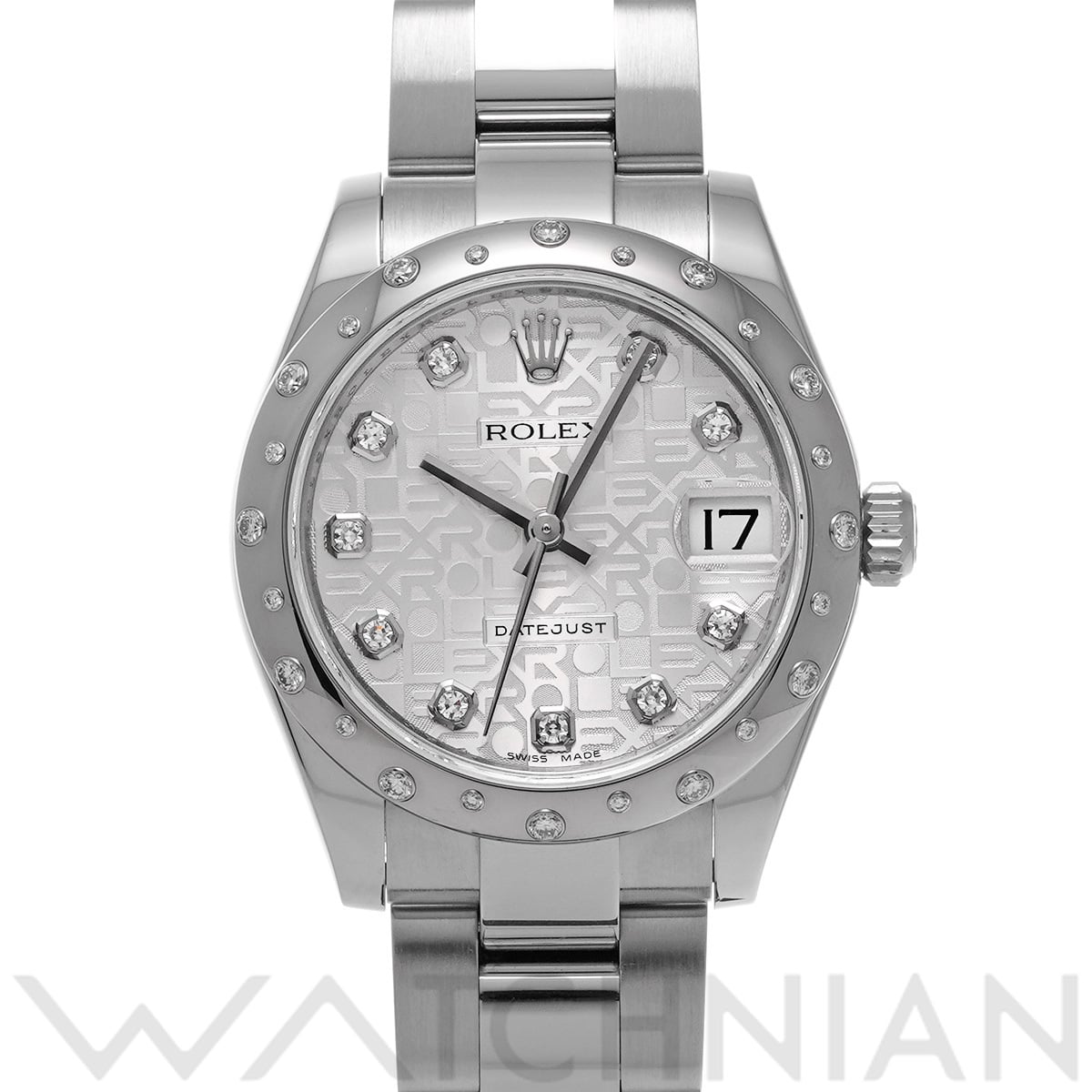 ロレックス デイトジャスト 178344G シルバーコンピュータ/ダイヤモンド ユニセックス 時計 【中古】【wristwatch】