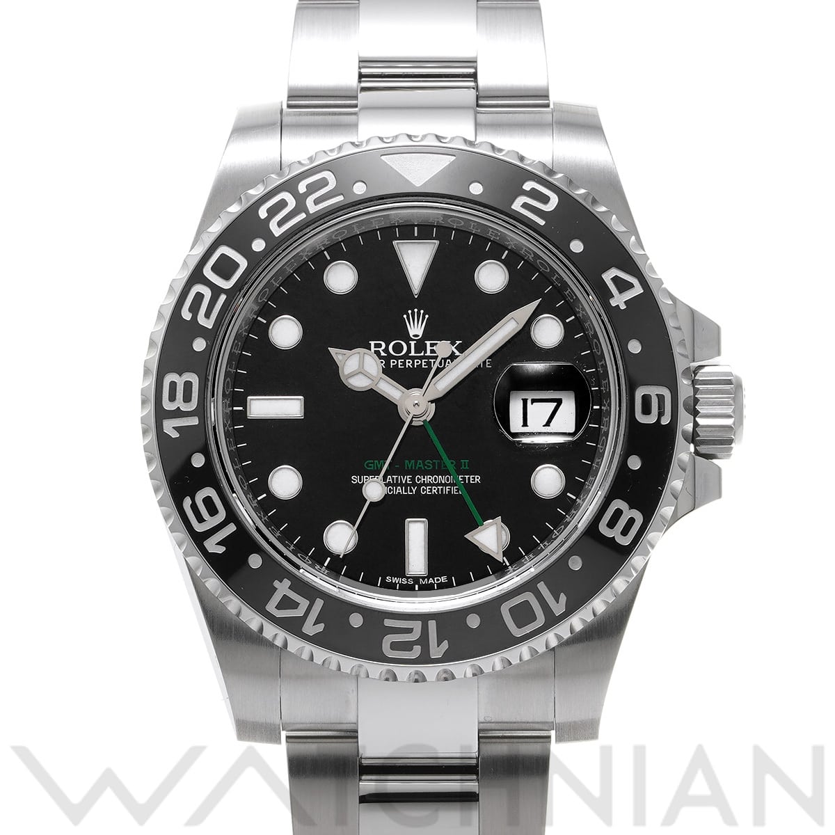ロレックス GMTマスターII 116710LN ブラック メンズ 時計 【中古】【wristwatch】