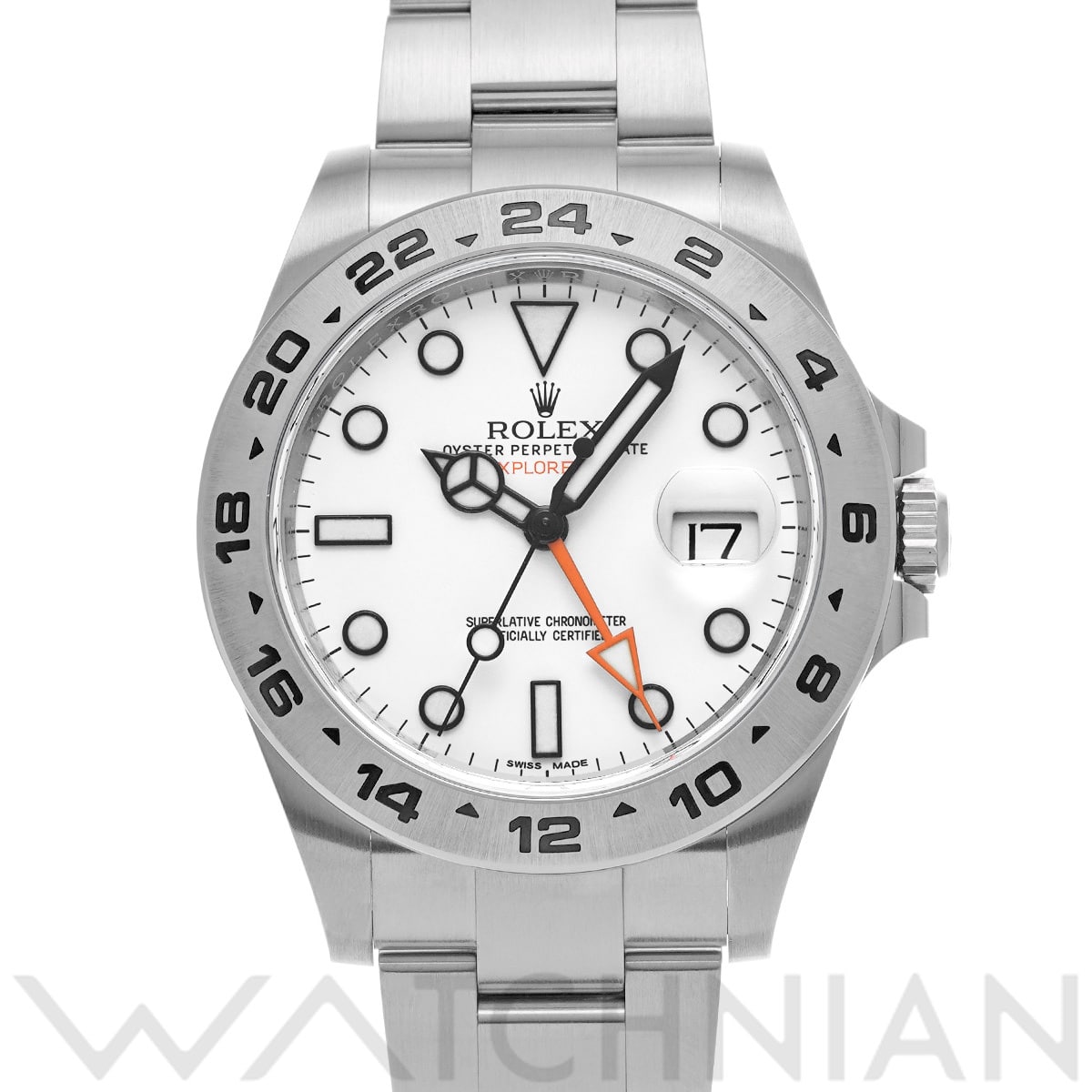 ロレックス エクスプローラーII 216570 ホワイト メンズ 時計 【中古】【wristwatch】