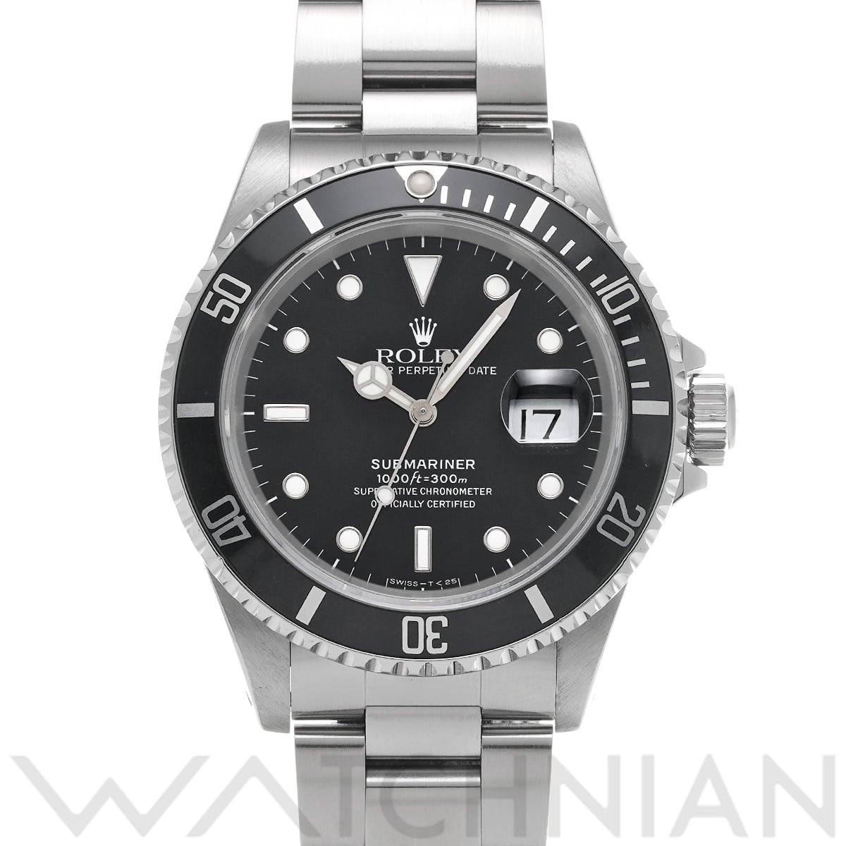 ロレックス サブマリーナ デイト 16610 ブラック メンズ 時計 【中古】【wristwatch】