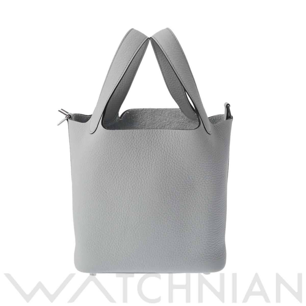 エルメス ピコタン ロック PM ブルーペール/パラジウム金具 トリヨンクレマンス レディース バッグ 【未使用】【bag】