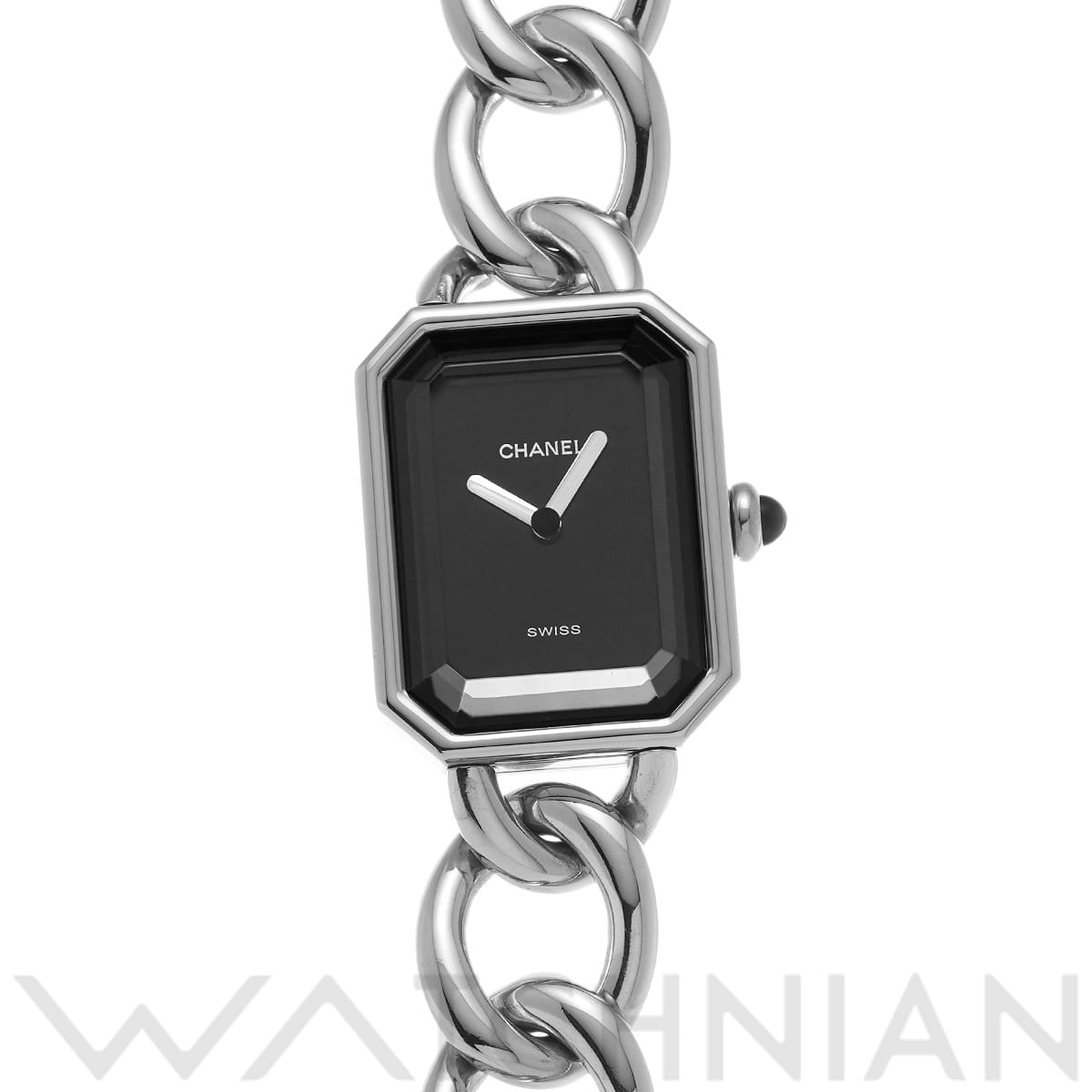 シャネル プルミエール M H0452 ブラック レディース 時計 【中古】【wristwatch】